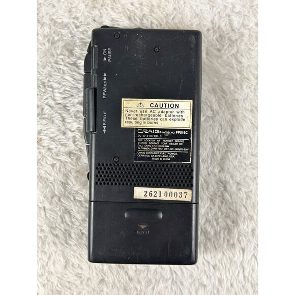 Craig Micro Electronic Tape Recorder FP516C TESTED Voice Activated - Picture 2 of 8